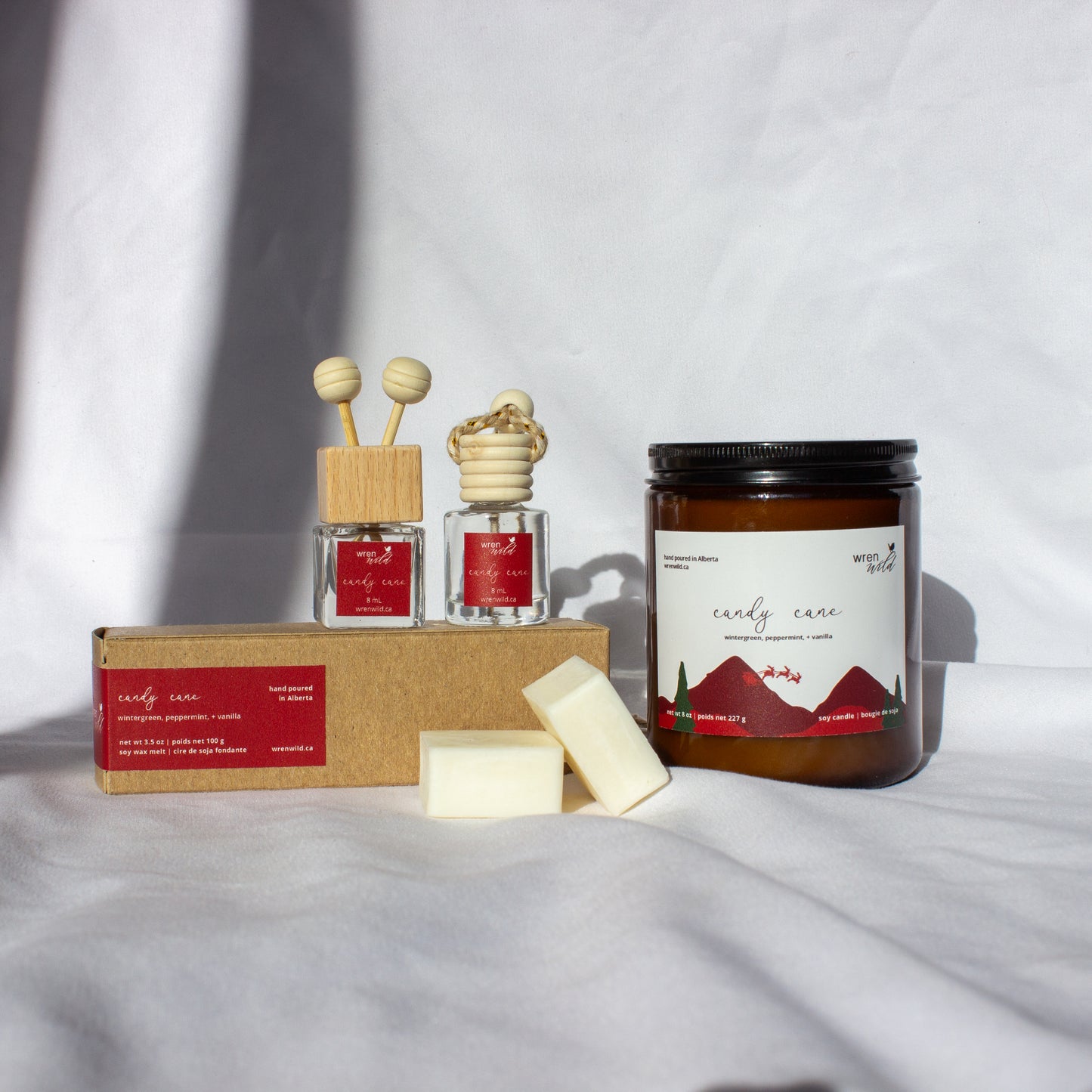 Candy Cane | wintergreen, peppermint, + vanilla