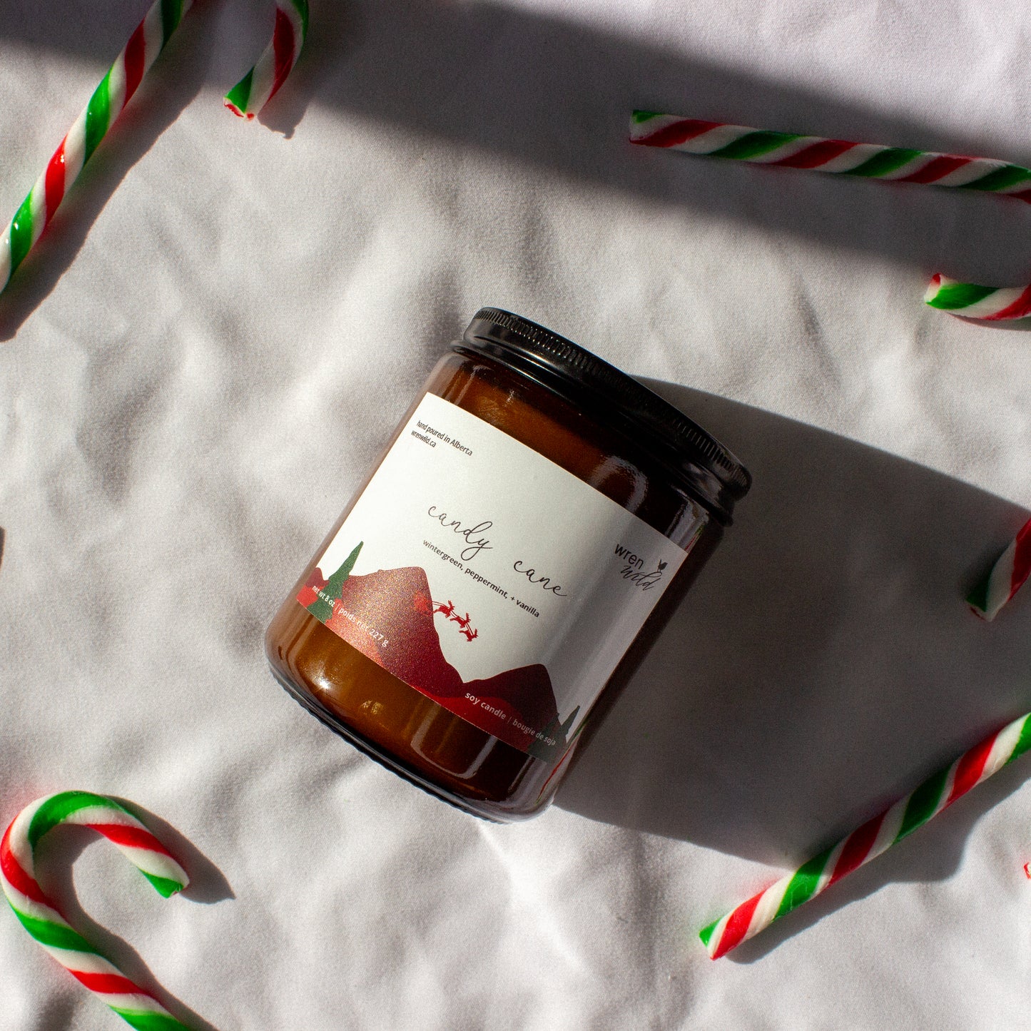 Candy Cane | wintergreen, peppermint, + vanilla