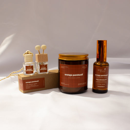 Orange Patchouli | orange, cedarwood, + patchouli
