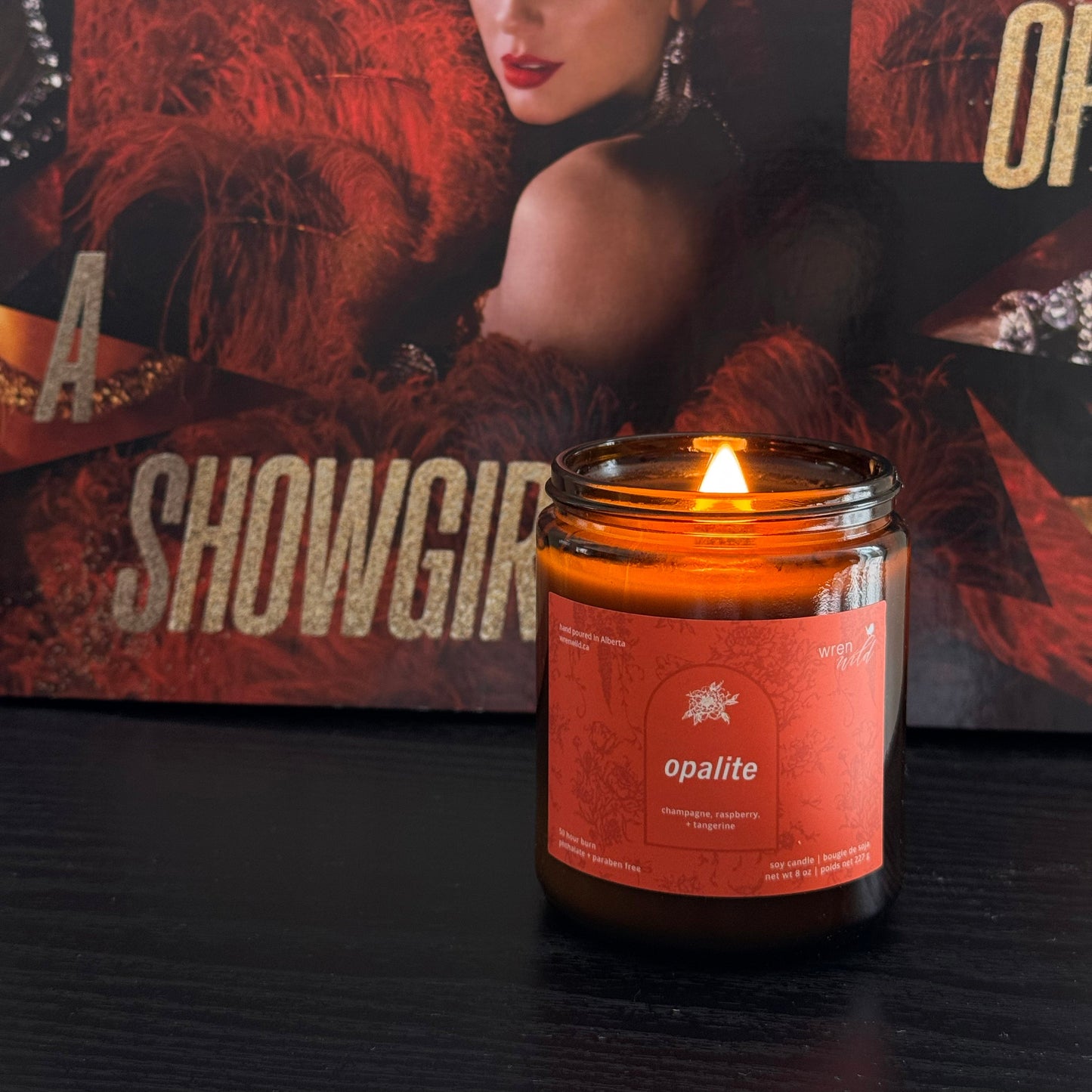 Opalite | champagne, tangerine, + raspberry